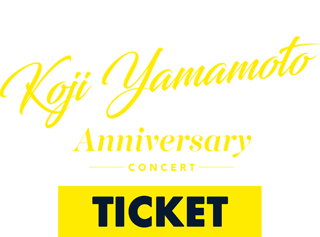 Koji Yamamoto 50th Anniversary CONCERT